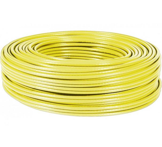 Dexlan câble multibrin S/FTP CAT.6 jaune - 100 m - blindage optimal et cuivre pur - 250 MHz_0
