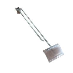 EUROP'METAL Lot de 50 Broches à poser sur une Barre de charge avec porte étiquette, Longueur 20cm pour Gondole de Profondeur 30cm - métal 370148720_0