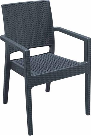 FAUTEUIL DE TERRASSE INDIANA ANTHRACITE