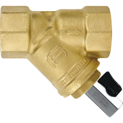 Filtre à tamis GLADIUS en DZR avec purge - haute résistance à la corrosion et mailles 500 µm_0