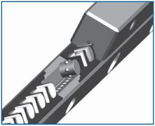 Guidage linéaire à rouleaux croisés de haute précision avec une grande régularité de course - FLI_0