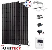 Kit solaire bateau uniteck 200w 12v mppt 2 panneau solaire_0