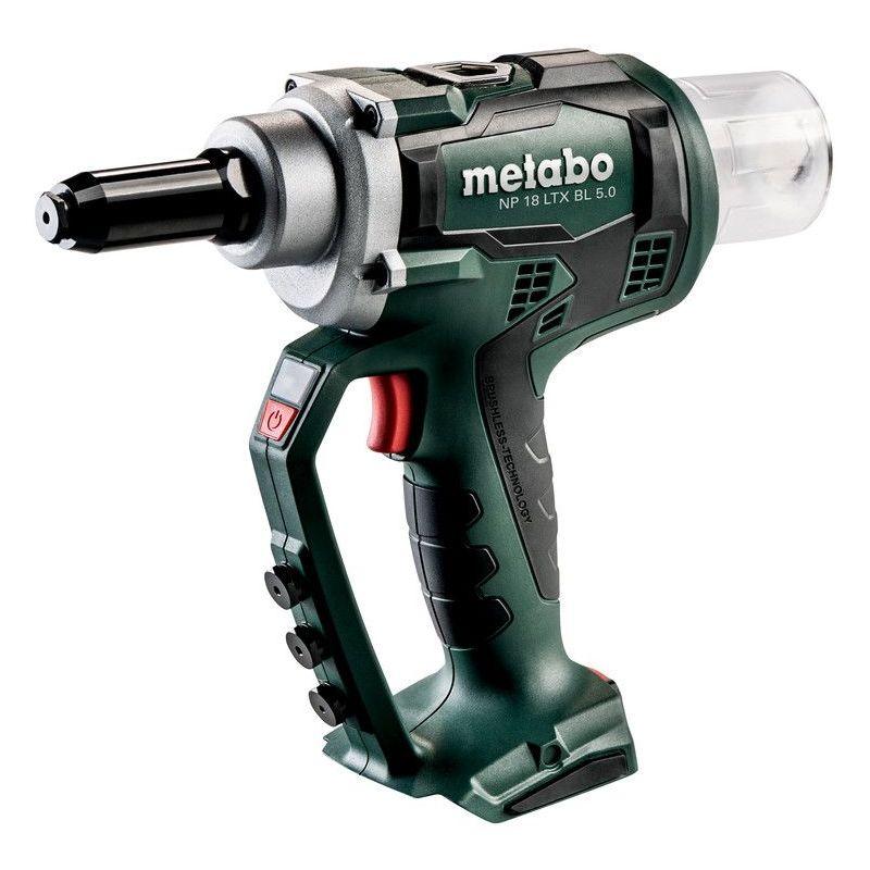 PISTOLET À RIVETER SANS FIL NP 18 LTX BL 5.0 (619002890) CARTON - METABO