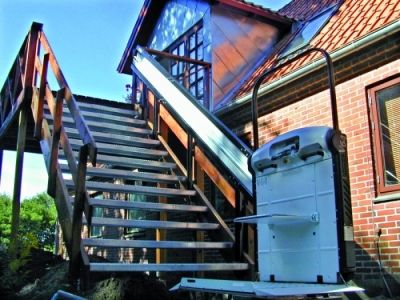 Monte-escalier avec plateforme modéle droit - v64 vimec_1