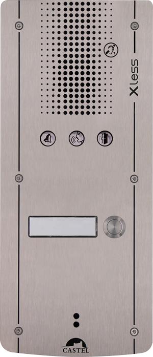 Portier GSM audio à 1 bouton d'appel, anti-vandale et conforme loi Handicap - XLESS AUDIO 1B_0