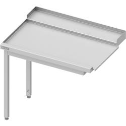 Romux® - Table de sortie gauche avec 1 bac 800x750x880 mm | Table d'entrée pour lave-vaisselle à capot 1 mm d'épaisseur_0