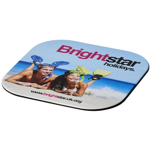 Sous-verre carré Brite-Mat® 21051800 - Recyclé à 100% avec base antidérapante_0