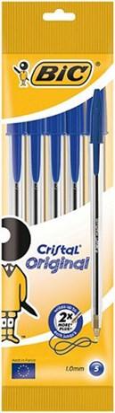 STYLO BILLE BIC CRISTAL BLEU (VENDU PAR 5)