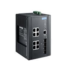 Switch industriel managé - 4 ports FO, 6 ports POE, 2 Mega POE 90W - Réf: EKI-7712G-4FMPI-AE_0
