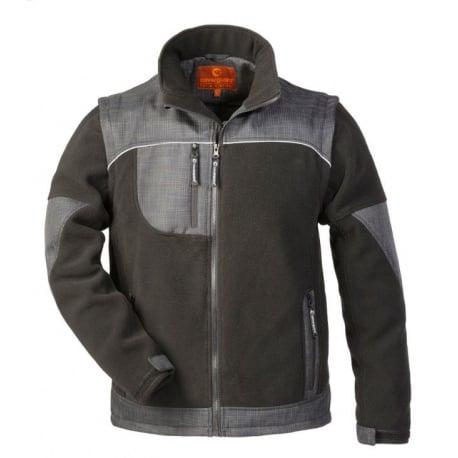 Veste 2/1 AUSTRU en polaire noire - manches amovibles - Coverguard | 5AUSB_0