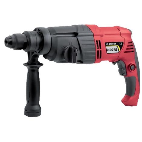 Marteau burineur perforateur Stayer HD 27 BK - 3 fonctions rotation, burinage et percussion - 810W_0