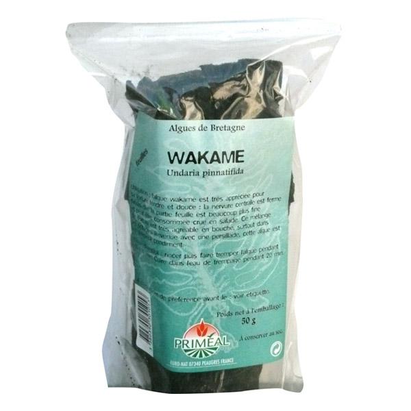 PRIMÉAL ALGUES WAKAME FEUILLES 50G ALGUES