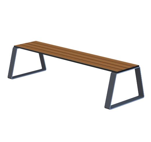 Banc public en bois buton industries ba 700 el_0