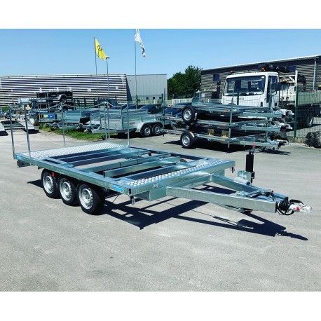 Châssis de remorque - Sud Ouest Remorques - PTC 2500/3500 kg - 2/3 essieux freinés - L 4/6 m x l 2/2,5 m_0