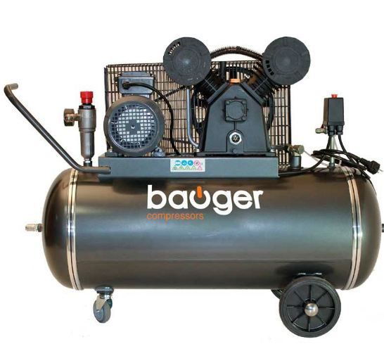 Compresseur BAUGER 400L/min aspiré - 8 bar 230V mono_0