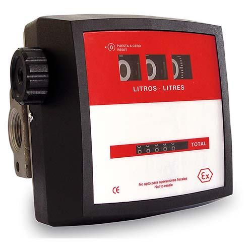 Compteur mécanique GNR Gazole en ligne - 3 chiffres - Débit 15 à 90 L/min - ATEX II2G_0