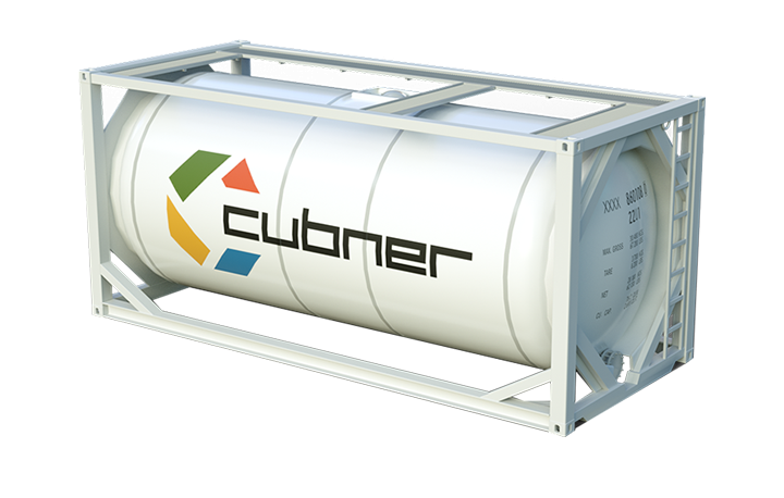 Container tank Cubner - Transport de liquides alimentaires, chimiques et hydrocarbures - Longueur 12 192 mm_0