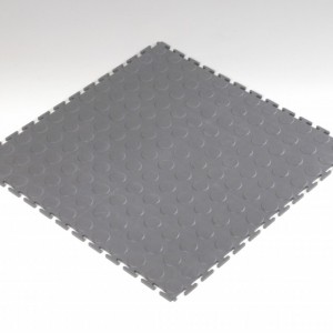 Dalle PVC pastillé gris clair - Indus-Garage 7mm - RAL 7011_0