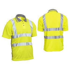 Delta Plus Polo manches courtes haute visibilité - Jaune  - Taille XXL_0