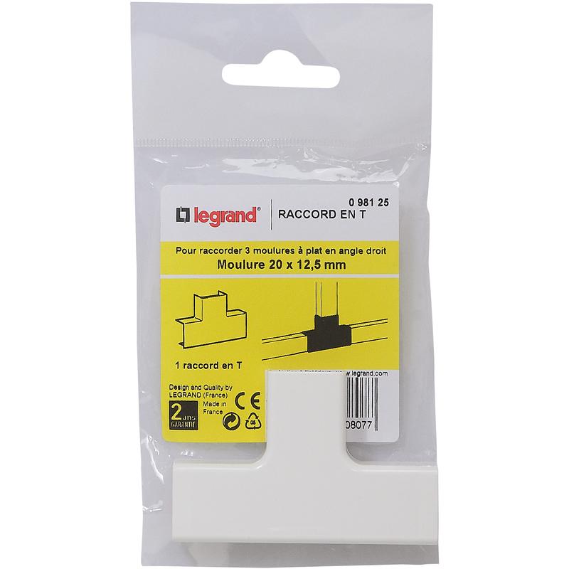 DLP raccordement en T pour moulure de dérivation 20x12,5 mm_0