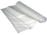 Drapeaux calicot bâche 500g vierge - Toile polyester enduite de PVC 510/m² - Ourlets et œillets_0