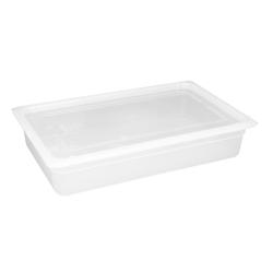 Equipementpro - Bac en polypropylène avec couvercle GN 1/1 100mm Vogue (lot de 2) - EQGJ511_0