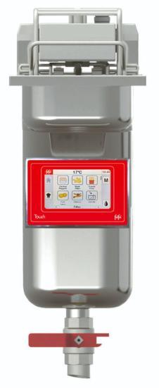 Friteuse électrique encastrable avec filtration d'huile et écran à cuve simple 9 l - 198x630x809 mm - TD-211-H31-G0_0