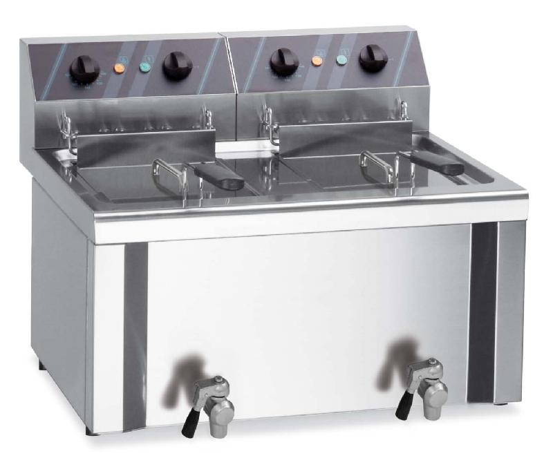 Friteuse professionnel electrique 2 cuve 5-6 lt+5-6 lt - EF6+6BM_0