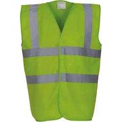 Gilet haute visibilité YOKO vert citron T.XXL Yoko - XXL polyester 6933883202787_0