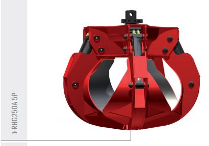 Grappins hydrauliques RHG250 Rozzi - manipulation de matériaux divers_0