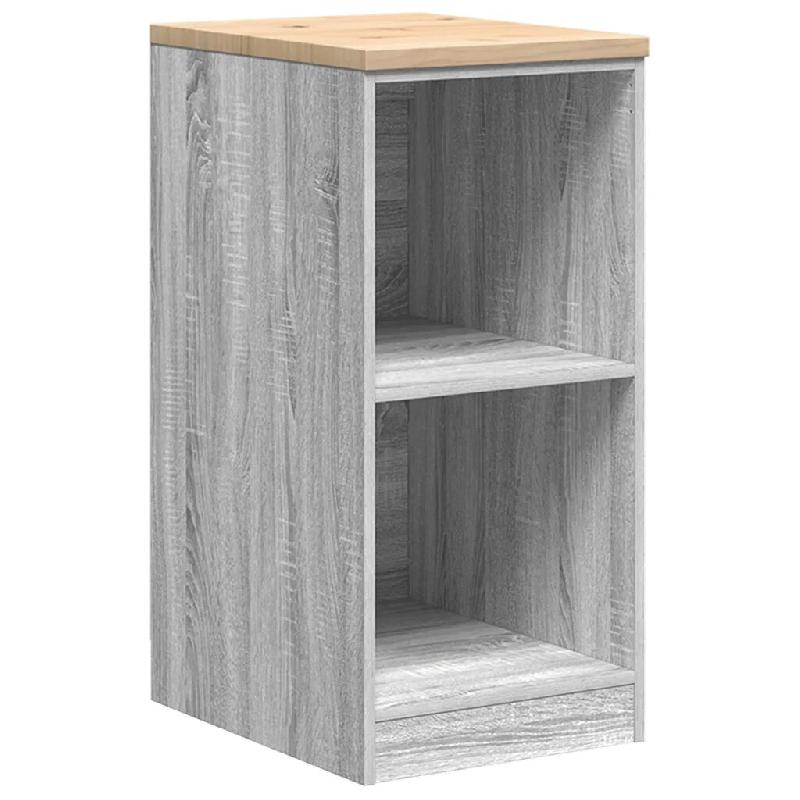 Helloshop26 - Armoire de rangement de garage sonoma 40 x 51 x 85 cm avec 2 étagères robuste design en bois pin 02_0051349 - Bois massif 3000236868006_0