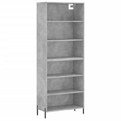 Helloshop26 - Buffet bahut commode armoire meuble de rangement organisateur cuisine salle de séjour salon 69,5 x 32,5 x 180 cm bois 02_0031999 - 3000_0