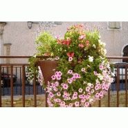 Jardinière de mobilier urbain Balco - Polyéthylène rotomoulé - 30L substrat - 10L réserve d'eau_0