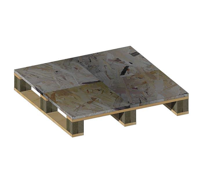 Palette OSB - hydrofuge - pour stockage à l'extérieur_0