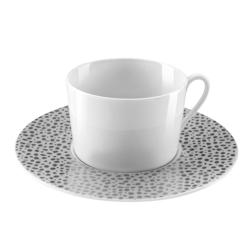 MEDARD DE NOBLAT Baghera Platine - Coffret 6 tasses et soucoupes thé - 3546699229706_0