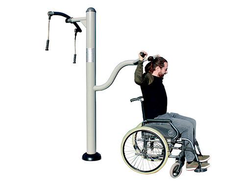 PMR - Agrès extérieur dorsal, adapté aux personnes à mobilité réduite - Norme EN 16630_0