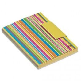 POST-IT CARNET 100 NOTES REPOSITIONNABLES 102X149MM JAUNE LIGNÉ