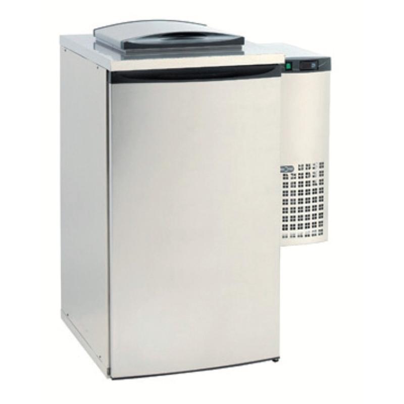 Refroidisseur de déchets - Container 240 L avec groupe - Acier inoxydable et isolation haute performance_0