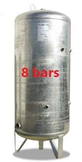 Réservoir galvanisé 1500 litres - 8 bars - 306837_0