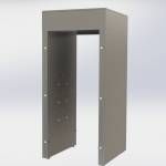 UDH 200 - Tunnel de désinfection - Ultisan - Dimensions : L 100 x l 100 x H 225 - Hygiène optimale pour le personnel_0
