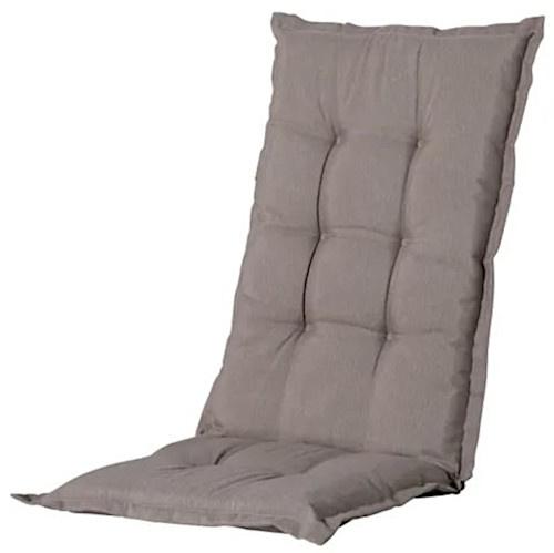 MADISON - Coussin pour fauteuil à dossier haut - Extérieur Panama Taupe - Housse de chaise_0