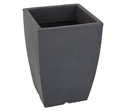 DEHNER POT DE FLEURS BOLOGNA EN PLASTIQUE ANTHRACITE CA. 40 X 40 X 53_0