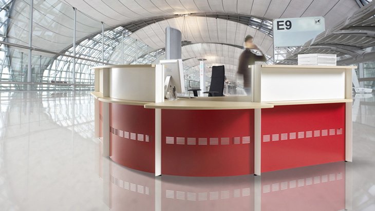Banque d'accueil Edito Arféo - design moderne et configurations multiples_0