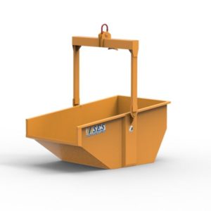 Benne à terre autovid - 3000 L - avec palonnier automatique_0