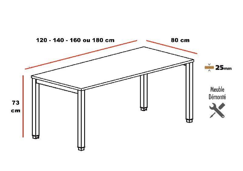Bureau Professionnel Tempo Mobel Linea. - 120, Anthracite, Acacia foncé, Oui_1