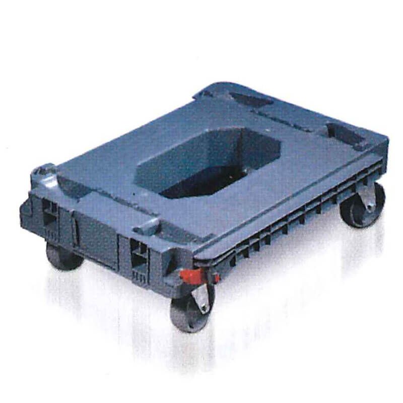 Chariot porte bac Allibert - bac plastique 250 kg - dimensions 600 x 400 mm_0