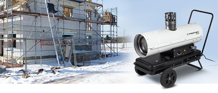 Chauffage au fioul IDE 20 - Trotec - 20 kW - 600 m³/h - Compact et fiable_0