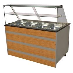 Buffet Réfrigéré - 4 GN 1/1 - CombiSteel - marron COM-7077.0105_0