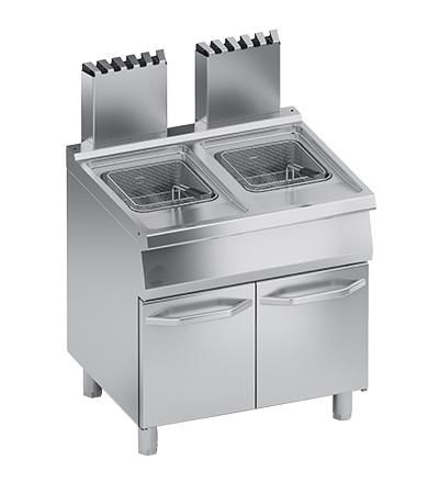 Friteuse professionnelle gaz 15 + 15 litres_0