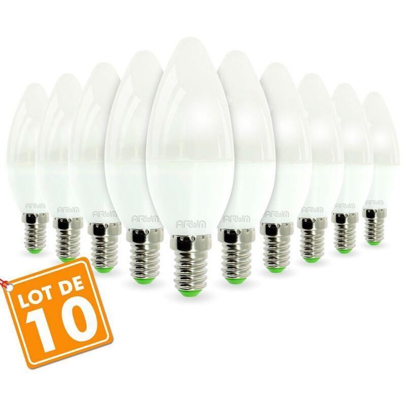 Lot de 10 ampoules LED G45 4W blanc chaud professionnelle Guinguette